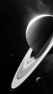 Hình nền đen vũ trụ với vì sao huyền ảo