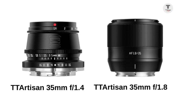 So sánh TTArtisan 35mm f/1.4 vs 35mm f/1.8