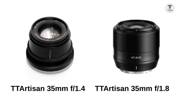 So sánh TTArtisan 35mm f/1.4 vs 35mm f/1.8