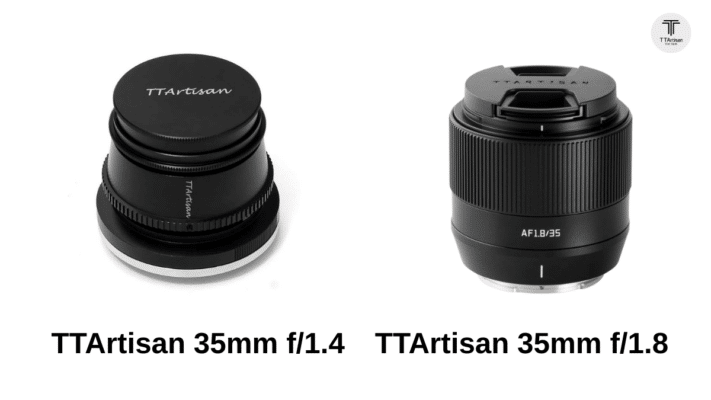 So sánh TTArtisan 35mm f/1.4 vs 35mm f/1.8