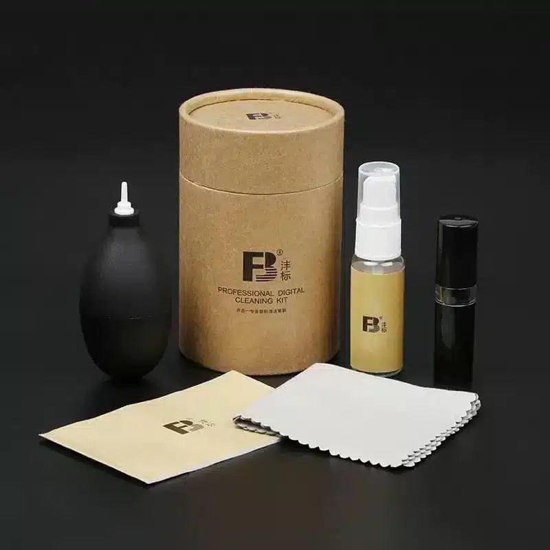 Bộ dụng cụ để vệ sinh và bảo quản ống kính