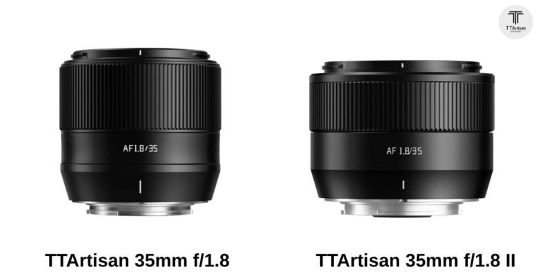 So sánh TTArtisan 35mm f/1.8 vs 35mm f/1.8 II