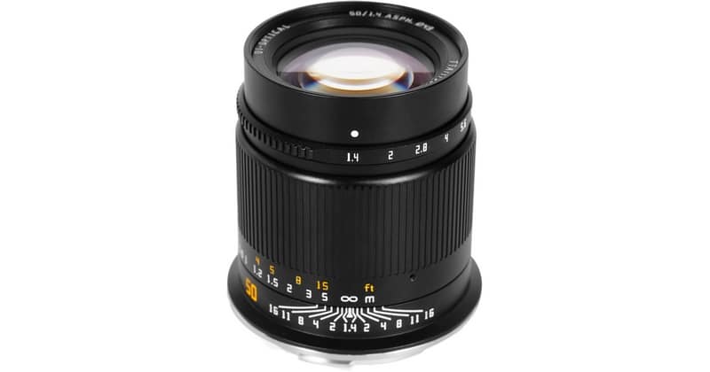 TTArtisan 50mm f/1.4 Manual Focus for Canon RF rất xịn