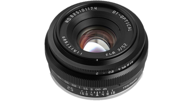Thiết kế TTArtisan 25mm f/2 for Sony E vô cùng ấn tượng