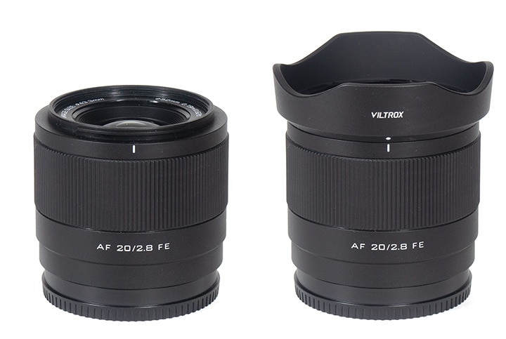 Viltrox AF 20mm f/2.8 mang đến sự gọn nhẹ và tiện dụng, với trọng lượng chỉ khoảng 157–173g