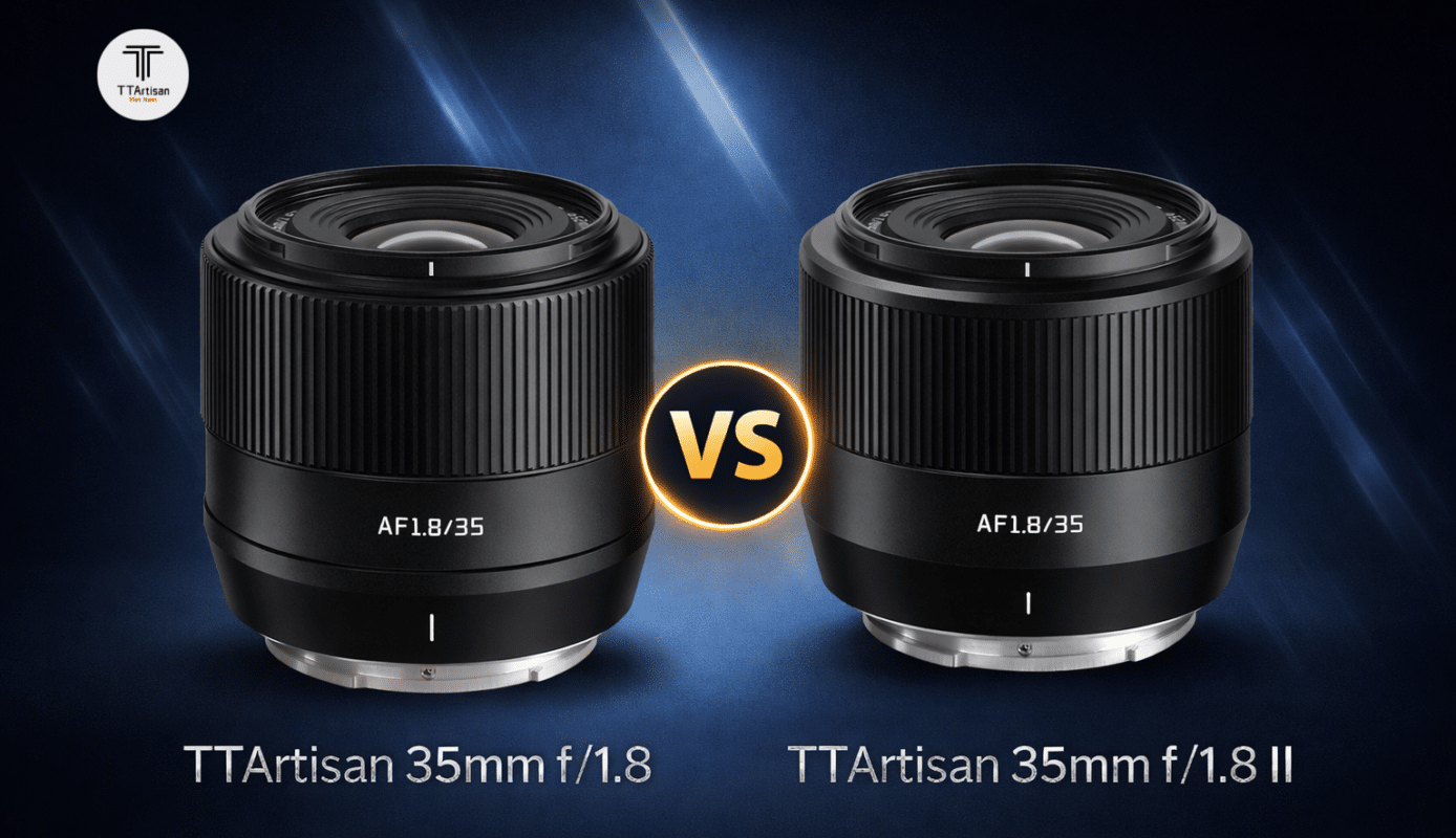 So sánh TTArtisan 35mm f/1.8 vs 35mm f/1.8 I