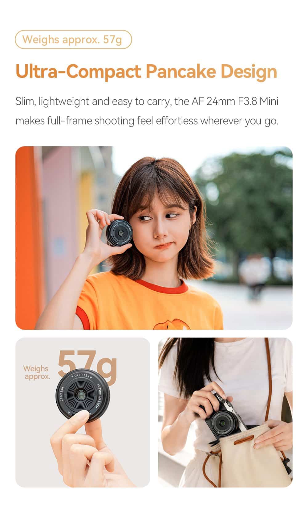 TTArtisan AF 24mm F3.8 mini For Sony E