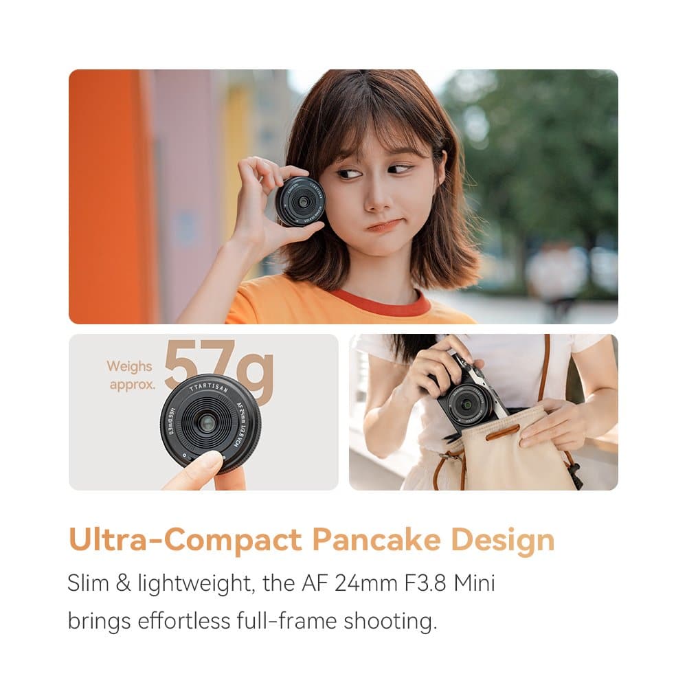 TTArtisan AF 24mm F3.8 mini For Sony E
