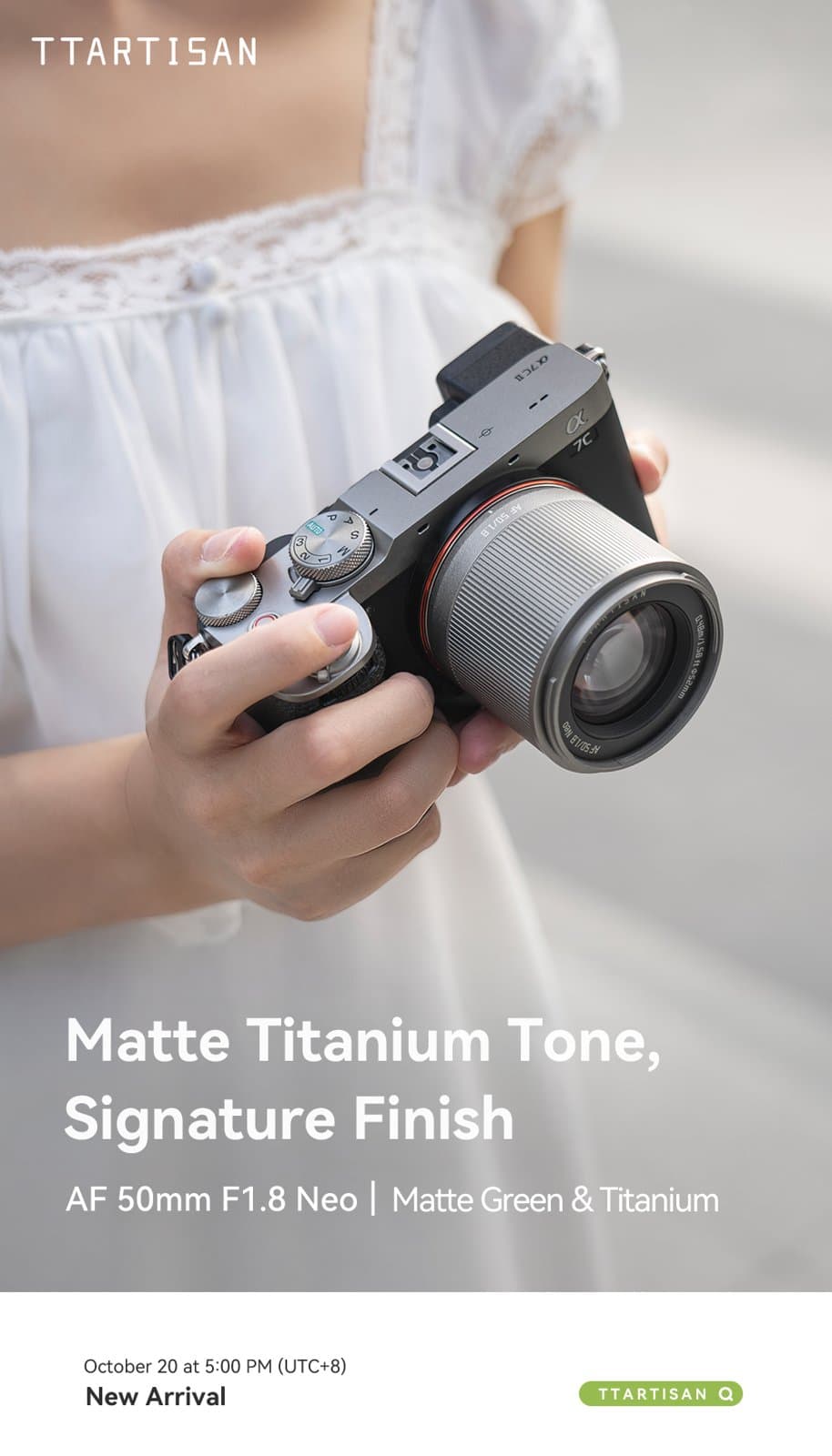TTArtisan AF 50mm F1.8 Neo Titanium For ( L- Mount )